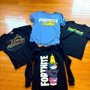 Bundle of boys XL Fortnite shirts. All in very good / Excellent condition.